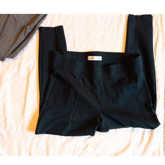 Old Navy women's stevie leggings houndstooth and teal blue pants XL - Picture 3 of 5